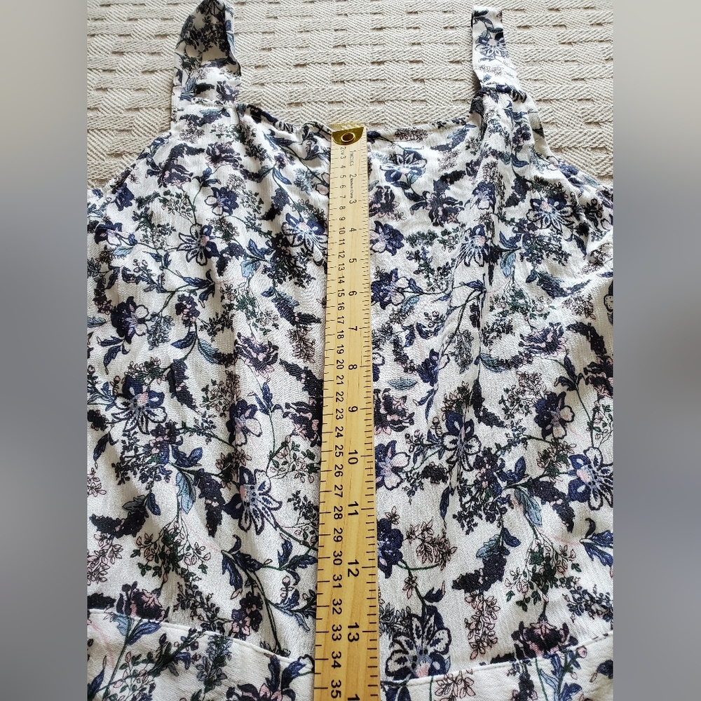 NWT SUN Romper Wide Leg Amerie Floral Crepe Flowy - Picture 7 of 16
